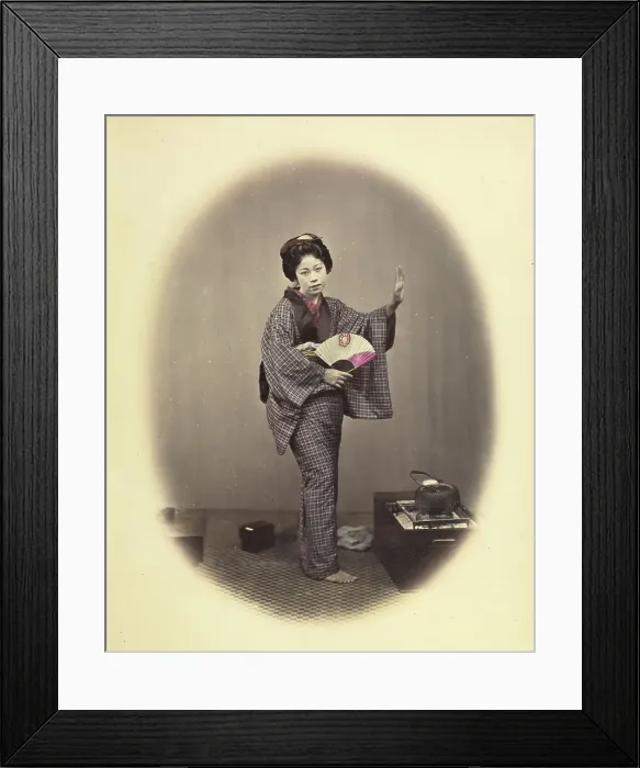 Framed Print : Dancing Girl, 1868. Creator: Felice Beato