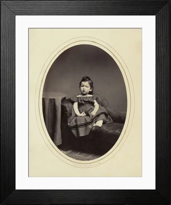Framed Print : George Fauntleroy Davidson, about 1865. Creator: Frederick Gutekunst Framed Print : George Fauntleroy Davidson, about 1865. Creator: Frederick Gutekunst