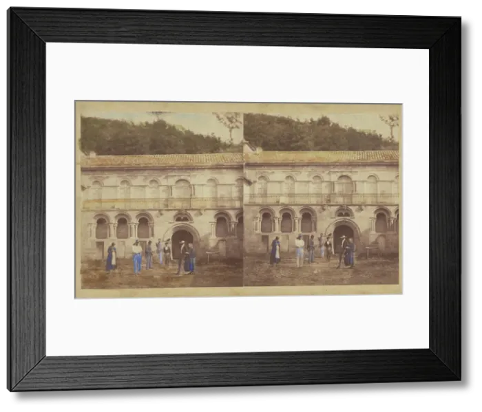 Framed Print : Provence et Languedoc. Saint-Martory (Haute-Garrone). La Gendarmerie. about 1859. Creator: Furne Fils & H. Tournier