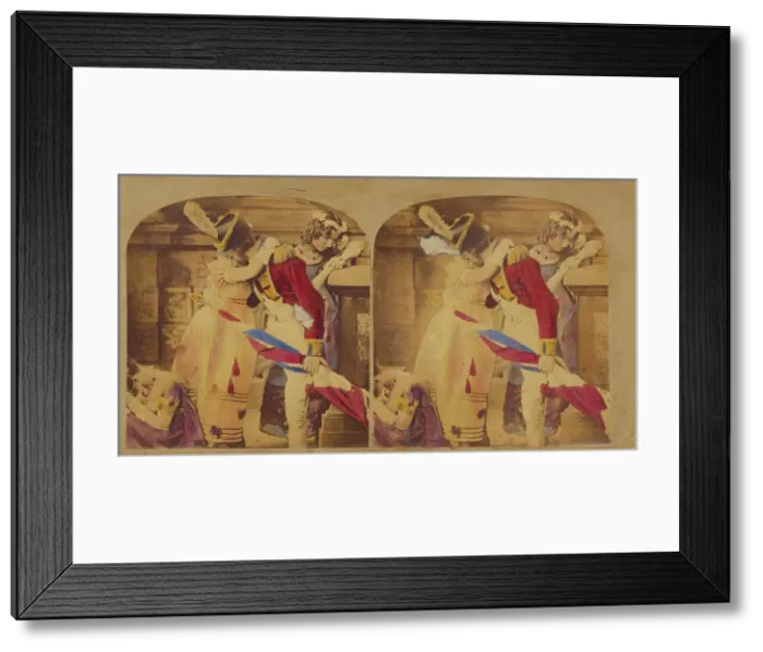 Framed Print : The Eve of Waterloo. about 1860. Creator: Joseph John Elliott Framed Print : The Eve of Waterloo. about 1860. Creator: Joseph John Elliott
