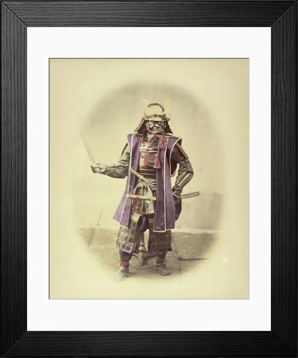 Framed Print : Koboto Santaro, negative 1863; print 1868. Creator: Felice Beato Framed Print : Koboto Santaro, negative 1863; print 1868. Creator: Felice Beato