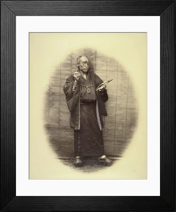 Framed Print : Our Chief Artist, 1868. Creator: Felice Beato Framed Print : Our Chief Artist, 1868. Creator: Felice Beato