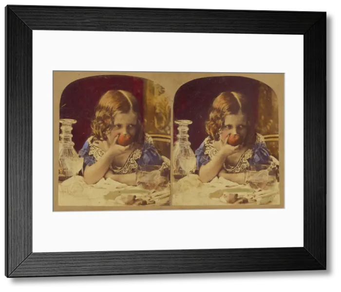 Framed Print : Enjoyment. 1855-1860. Creator: Joseph John Elliott Framed Print : Enjoyment. 1855-1860. Creator: Joseph John Elliott