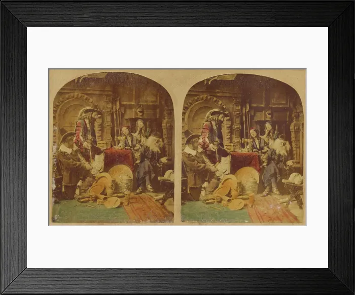 Framed Print : The Money Lender, about 1860. Creators: London Stereoscopic & Photographic Co, Joseph John Elliott Framed Print : The Money Lender, about 1860. Creators: London Stereoscopic & Photographic Co, Joseph John Elliott