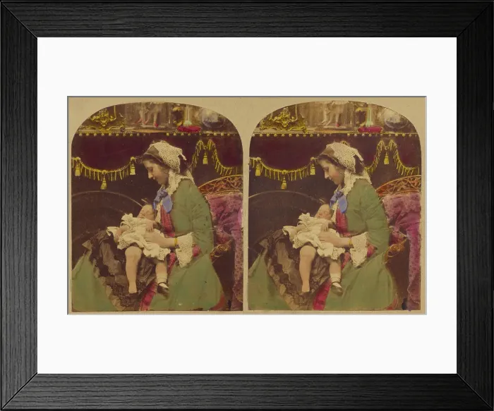 Framed Print : My First, about 1857. Creators: London Stereoscopic & Photographic Co, Joseph John Elliott Framed Print : My First, about 1857. Creators: London Stereoscopic & Photographic Co, Joseph John Elliott