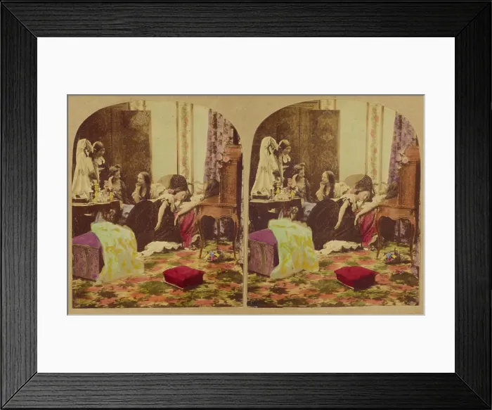 Framed Print : After the Ball, about 1860. Creators: London Stereoscopic & Photographic Co, Joseph John Elliott Framed Print : After the Ball, about 1860. Creators: London Stereoscopic & Photographic Co, Joseph John Elliott