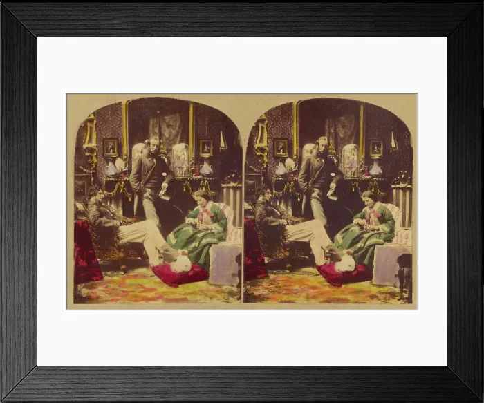 Framed Print : One too many, about 1860. Creators: London Stereoscopic & Photographic Co, Joseph John Elliott Framed Print : One too many, about 1860. Creators: London Stereoscopic & Photographic Co, Joseph John Elliott