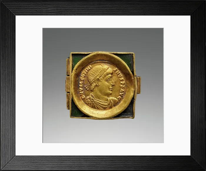 Framed Print : Link from a Coin Belt, A.D. 379-395. Creator: Unknown Framed Print : Link from a Coin Belt, A.D. 379-395. Creator: Unknown