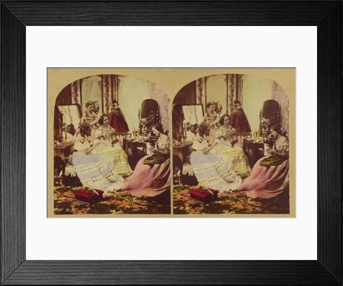 Framed Print : Before the Ball, about 1860. Creators: London Stereoscopic & Photographic Co, Joseph John Elliott Framed Print : Before the Ball, about 1860. Creators: London Stereoscopic & Photographic Co, Joseph John Elliott