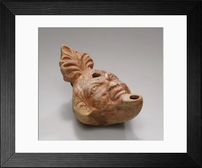 Framed Print : Lamp, 1st century B.C.-4th century A.D. Creator: Unknown Framed Print : Lamp, 1st century B.C.-4th century A.D. Creator: Unknown