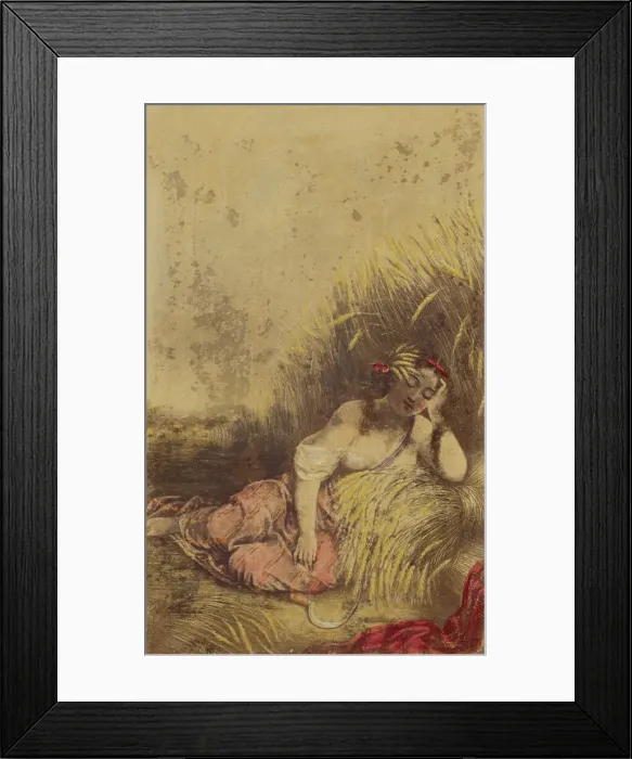 Framed Print : Summer. From the original by G.G. Fish. 1863. Creator: John P. Soule Framed Print : Summer. From the original by G.G. Fish. 1863. Creator: John P. Soule