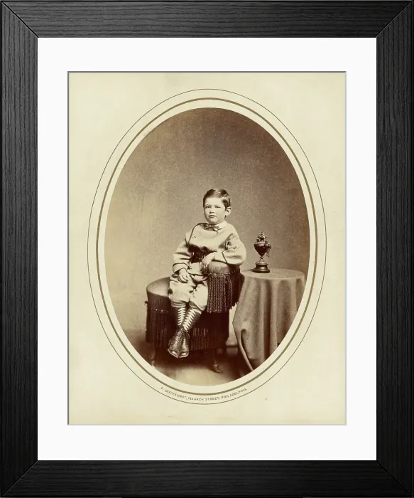 Framed Print : George Fauntleroy Davidson, May 1867. Creator: Frederick Gutekunst Framed Print : George Fauntleroy Davidson, May 1867. Creator: Frederick Gutekunst