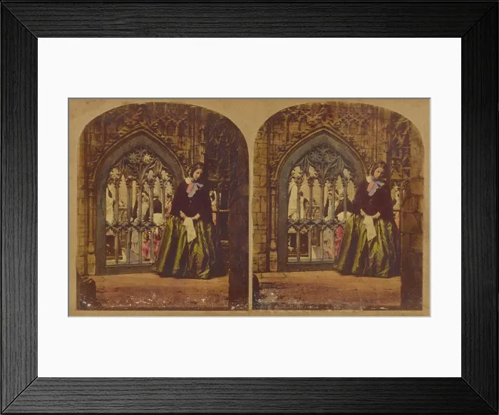 Framed Print : Broken Vows. about 1860. Creator: Joseph John Elliott Framed Print : Broken Vows. about 1860. Creator: Joseph John Elliott