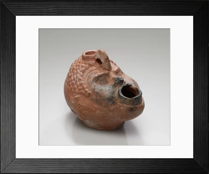 Framed Print : Lamp, 1st century B.C.-4th century A.D. Creator: Unknown Framed Print : Lamp, 1st century B.C.-4th century A.D. Creator: Unknown