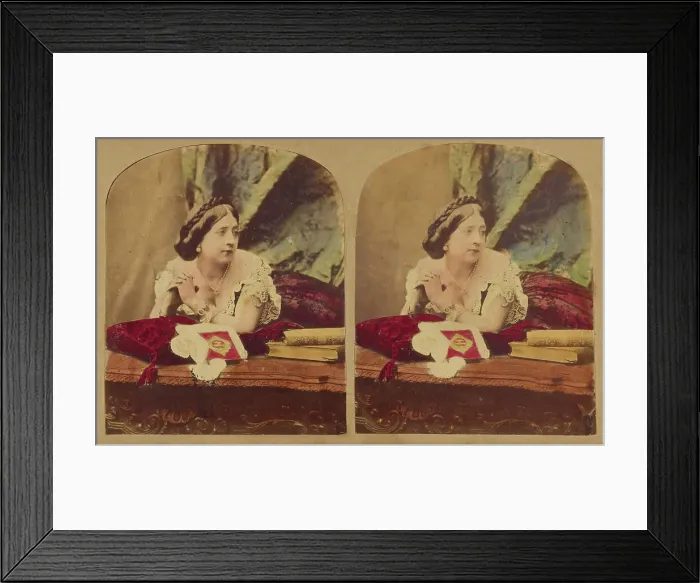 Framed Print : Contemplation. about 1860. Creator: Joseph John Elliott Framed Print : Contemplation. about 1860. Creator: Joseph John Elliott