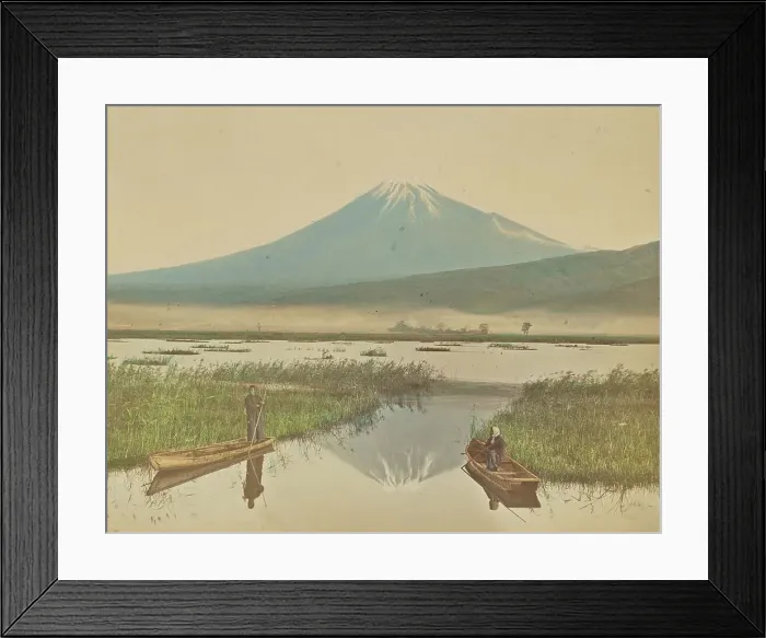 Framed Print : Mount Fuji as Seen from Kashiwabara, 1897. Creator: Ogawa Kazumasa Framed Print : Mount Fuji as Seen from Kashiwabara, 1897. Creator: Ogawa Kazumasa