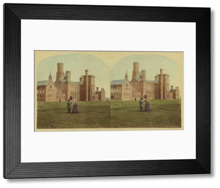 Framed Print : The Smithsonian Institute, Washington, U.S. about 1860. Creator: London Stereoscopic & Photographic Co Framed Print : The Smithsonian Institute, Washington, U.S. about 1860. Creator: London Stereoscopic & Photographic Co