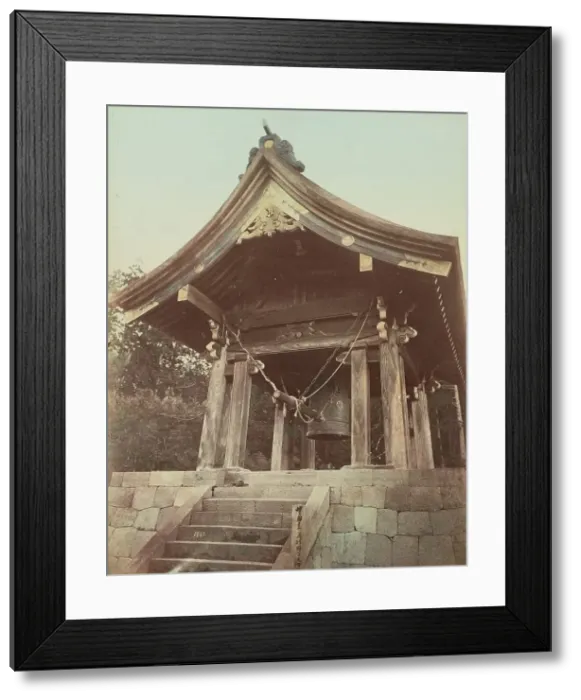 Framed Print : Sambutsude Bell, Nikko, 1870s-1890s. Creator: Kusakabe Kimbei Framed Print : Sambutsude Bell, Nikko, 1870s-1890s. Creator: Kusakabe Kimbei