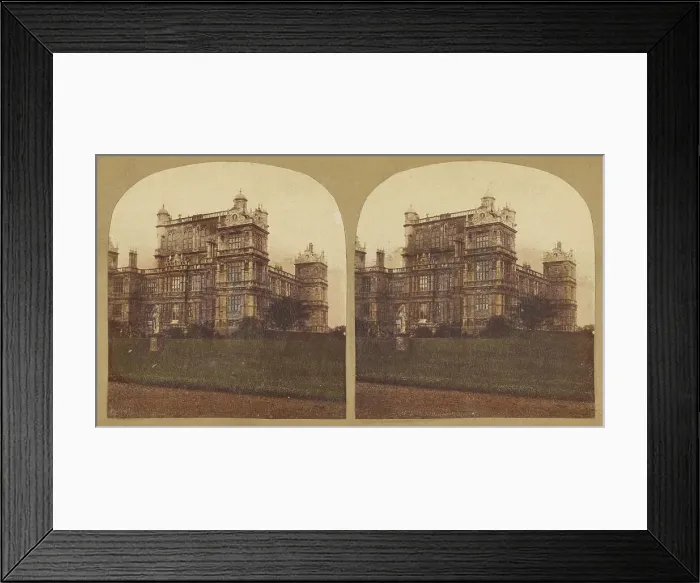 Framed Print : Wollaton Hall, Near Nottingham. The Seat of The Right Honourable Lord Middleton, about 1860. Creator: W. Woodward Framed Print : Wollaton Hall, Near Nottingham. The Seat of The Right Honourable Lord Middleton, about 1860. Creator: W. Woodward