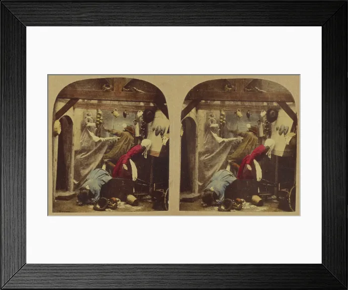 Framed Print : A Ghost, about 1865. Creator: London Stereoscopic & Photographic Co Framed Print : A Ghost, about 1865. Creator: London Stereoscopic & Photographic Co