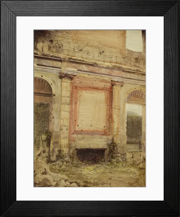Framed Print : Ruins of the Tuileries Palace, 1871-1883. Creator: Unknown Framed Print : Ruins of the Tuileries Palace, 1871-1883. Creator: Unknown