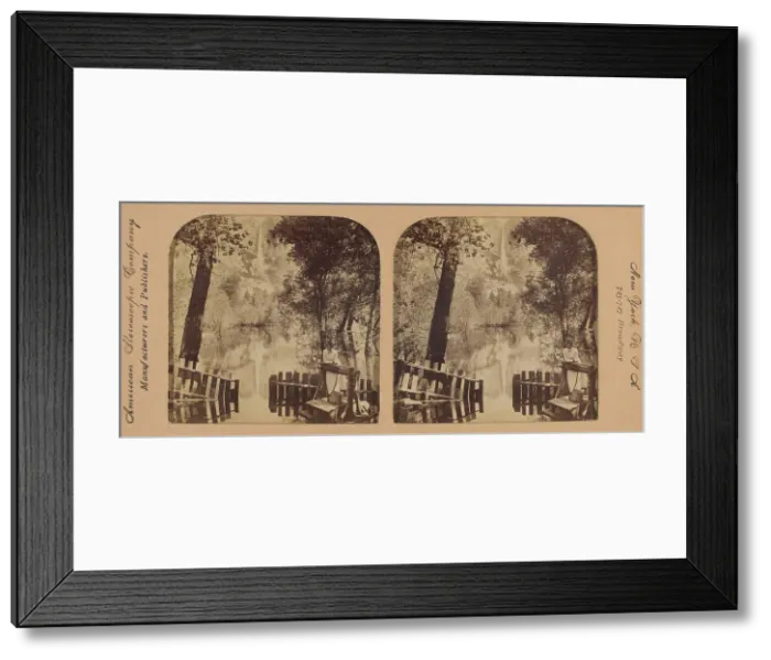 Framed Print : Nature's Mirror, Yosemite Falls, California, U.S.A. 1902. Creator: RY Young Framed Print : Nature's Mirror, Yosemite Falls, California, U.S.A. 1902. Creator: RY Young