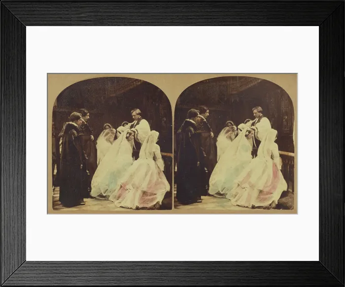 Framed Print : The Confirmation, about 1860. Creator: London Stereoscopic & Photographic Co Framed Print : The Confirmation, about 1860. Creator: London Stereoscopic & Photographic Co