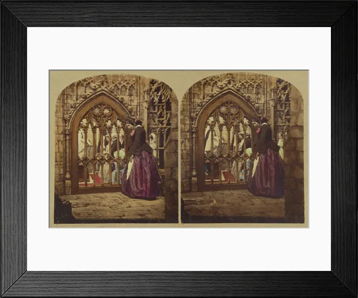 Framed Print : Broken Vows, about 1860. Creator: London Stereoscopic & Photographic Co Framed Print : Broken Vows, about 1860. Creator: London Stereoscopic & Photographic Co