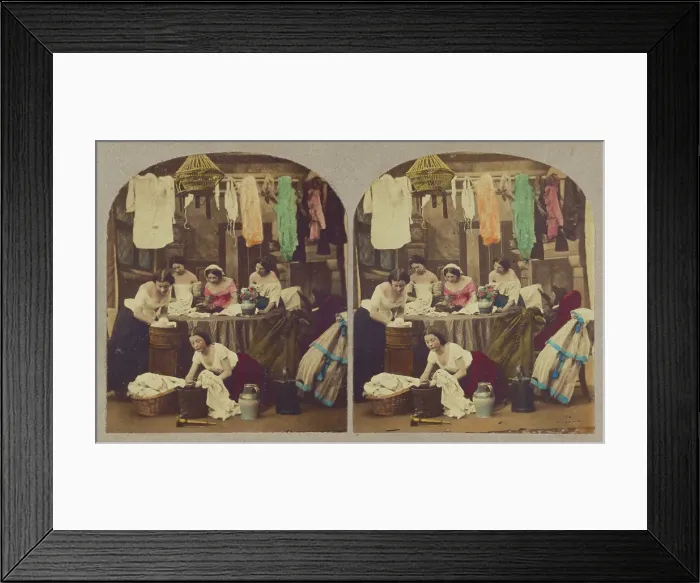 Framed Print : Samadi des ouvriere, about 1865. Creator: Unknown Framed Print : Samadi des ouvriere, about 1865. Creator: Unknown