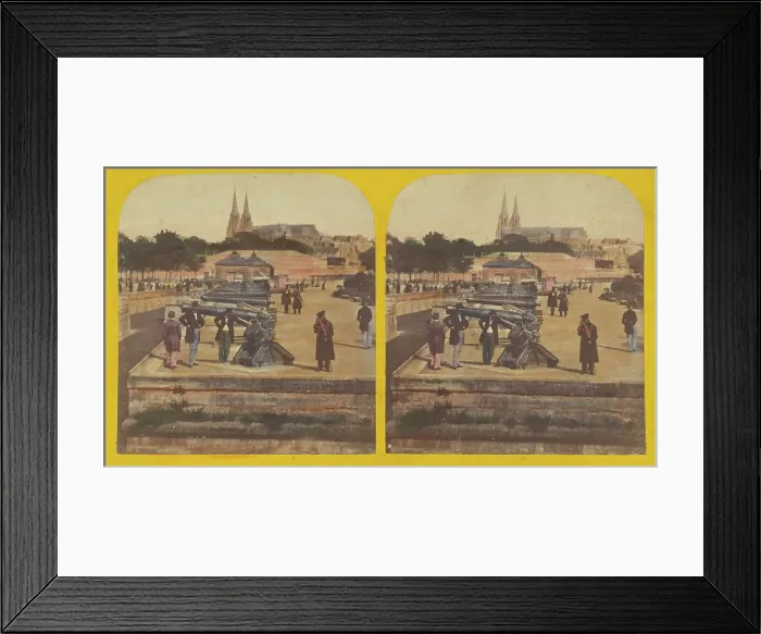 Framed Print : Les (---illeg.), Paris, about 1865. Creator: Unknown Framed Print : Les (---illeg.), Paris, about 1865. Creator: Unknown