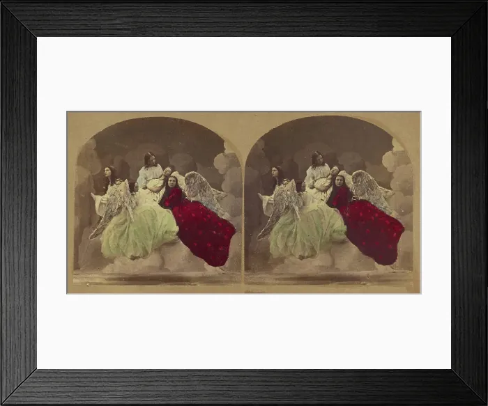 Framed Print : The Ascension of Marguerite, about 1860. Creator: London Stereoscopic & Photographic Co Framed Print : The Ascension of Marguerite, about 1860. Creator: London Stereoscopic & Photographic Co