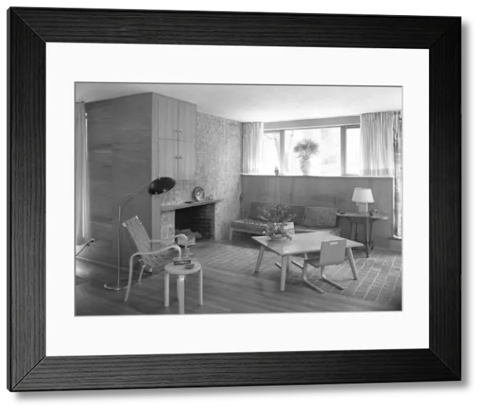 Framed Print : Jesse Oser, residence in Elkins Park, Pennsylvania, 1944. Creator: Gottscho-Schleisner, Inc Framed Print : Jesse Oser, residence in Elkins Park, Pennsylvania, 1944. Creator: Gottscho-Schleisner, Inc