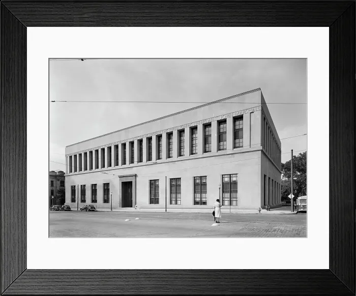 Framed Print : Virginia State Library & Courthouse, Richmond, Virginia, 1941. Creator: Gottscho-Schleisner, Inc Framed Print : Virginia State Library & Courthouse, Richmond, Virginia, 1941. Creator: Gottscho-Schleisner, Inc