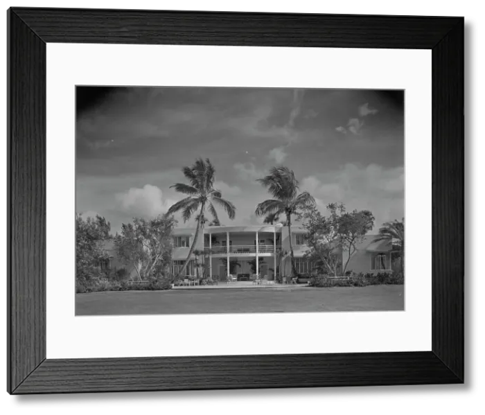 Framed Print : Charles S. Payson, residence in Hobe Sound, Florida, 1940. Creator: Gottscho-Schleisner, Inc Framed Print : Charles S. Payson, residence in Hobe Sound, Florida, 1940. Creator: Gottscho-Schleisner, Inc