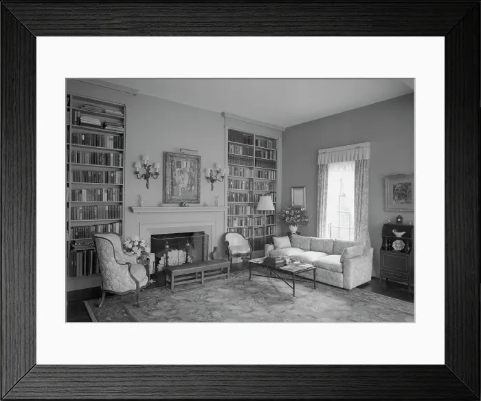 Framed Print : Williams Paley, residence in Manhasset, Long Island, 1942. Creator: Gottscho-Schleisner, Inc Framed Print : Williams Paley, residence in Manhasset, Long Island, 1942. Creator: Gottscho-Schleisner, Inc
