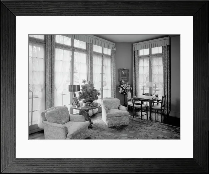 Framed Print : Williams Paley, residence in Manhasset, Long Island, 1942. Creator: Gottscho-Schleisner, Inc Framed Print : Williams Paley, residence in Manhasset, Long Island, 1942. Creator: Gottscho-Schleisner, Inc