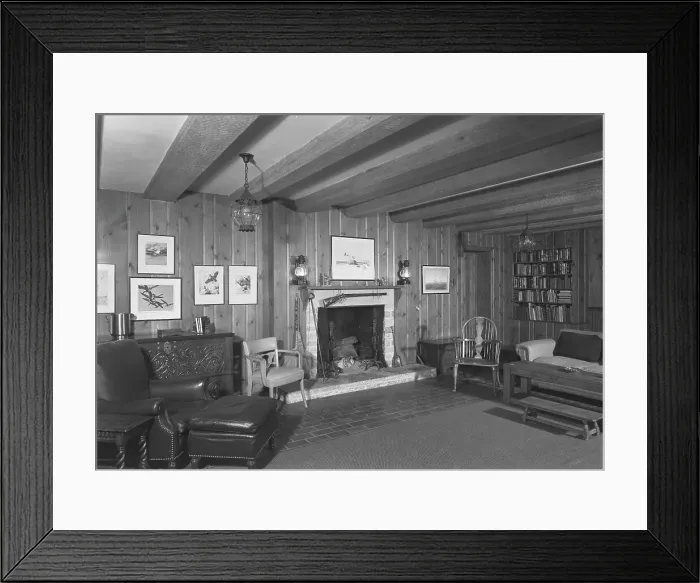 Framed Print : Guido R. Rahr, residence in Manitowoc, Wisconsin, 1945. Creator: Gottscho-Schleisner, Inc Framed Print : Guido R. Rahr, residence in Manitowoc, Wisconsin, 1945. Creator: Gottscho-Schleisner, Inc