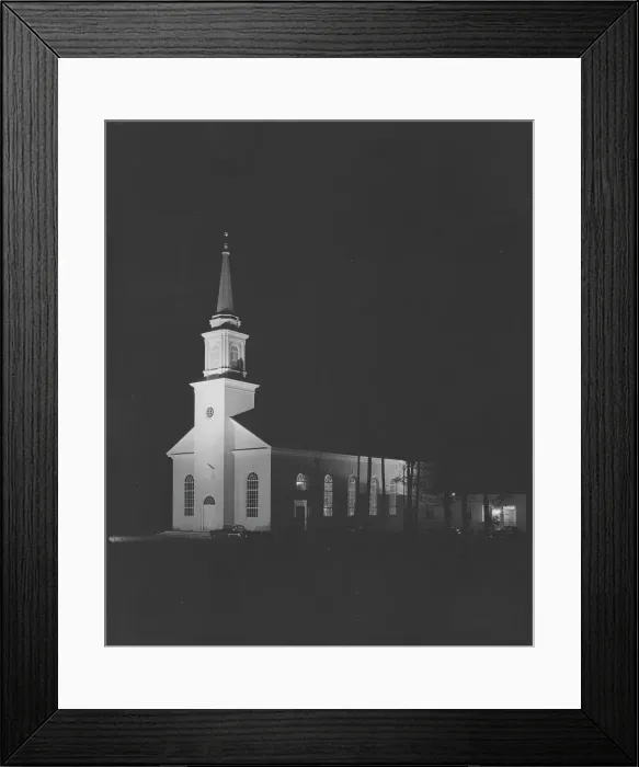 Framed Print : First Methodist Church, Elkin, North Carolina, 1960. Creator: Gottscho-Schleisner, Inc
