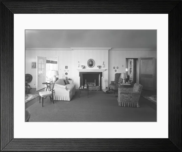 Framed Print : Guido R. Rahr, residence in Manitowoc, Wisconsin, 1945. Creator: Gottscho-Schleisner, Inc Framed Print : Guido R. Rahr, residence in Manitowoc, Wisconsin, 1945. Creator: Gottscho-Schleisner, Inc