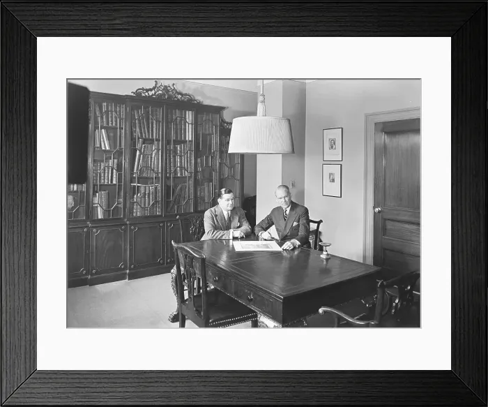 Framed Print : Eggers & Higgins, 542 5th Ave. New York City, 1941. Creator: Gottscho-Schleisner, Inc Framed Print : Eggers & Higgins, 542 5th Ave. New York City, 1941. Creator: Gottscho-Schleisner, Inc