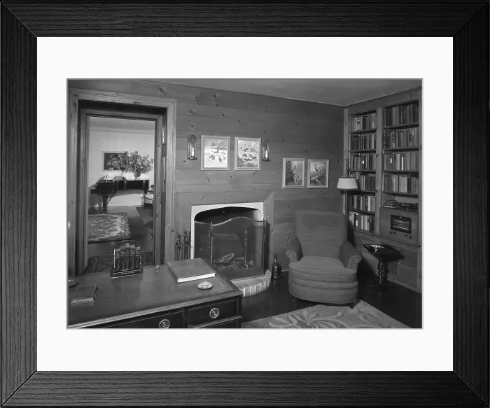 Framed Print : Guido R. Rahr, residence in Manitowoc, Wisconsin, 1945. Creator: Gottscho-Schleisner, Inc Framed Print : Guido R. Rahr, residence in Manitowoc, Wisconsin, 1945. Creator: Gottscho-Schleisner, Inc