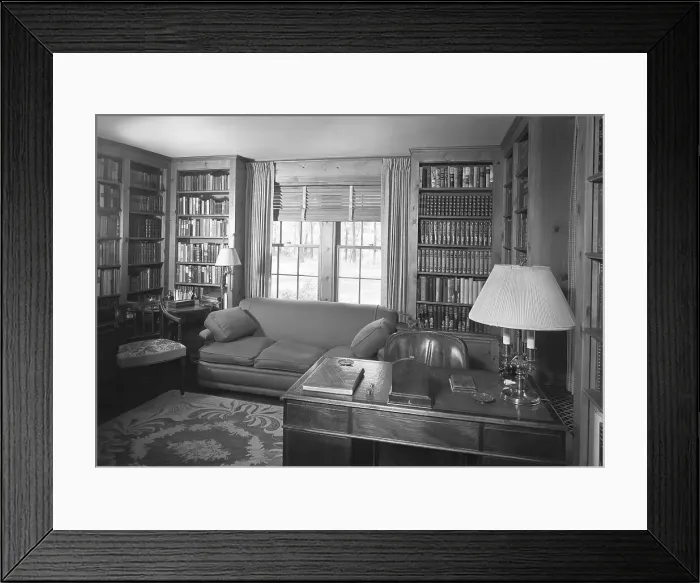 Framed Print : Guido R. Rahr, residence in Manitowoc, Wisconsin, 1945. Creator: Gottscho-Schleisner, Inc Framed Print : Guido R. Rahr, residence in Manitowoc, Wisconsin, 1945. Creator: Gottscho-Schleisner, Inc