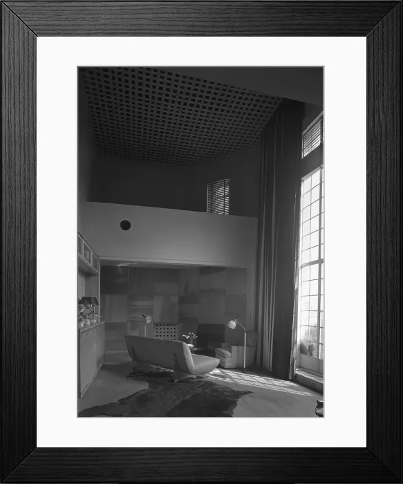 Framed Print : Russel Wright, residence at 7 Park Ave. New York City, 1943. Creator: Gottscho-Schleisner, Inc Framed Print : Russel Wright, residence at 7 Park Ave. New York City, 1943. Creator: Gottscho-Schleisner, Inc