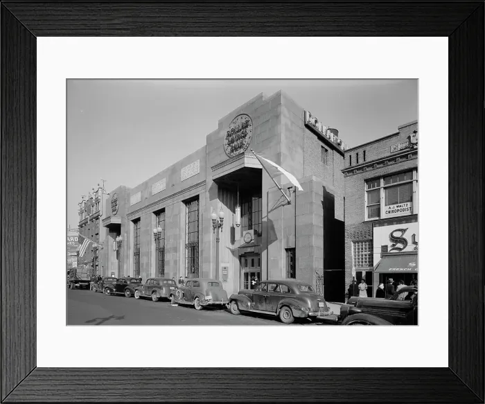 Framed Print : Dollar Savings Bank, Grand Concourse, Bronx, New York, 1946. Creator: Gottscho-Schleisner, Inc Framed Print : Dollar Savings Bank, Grand Concourse, Bronx, New York, 1946. Creator: Gottscho-Schleisner, Inc
