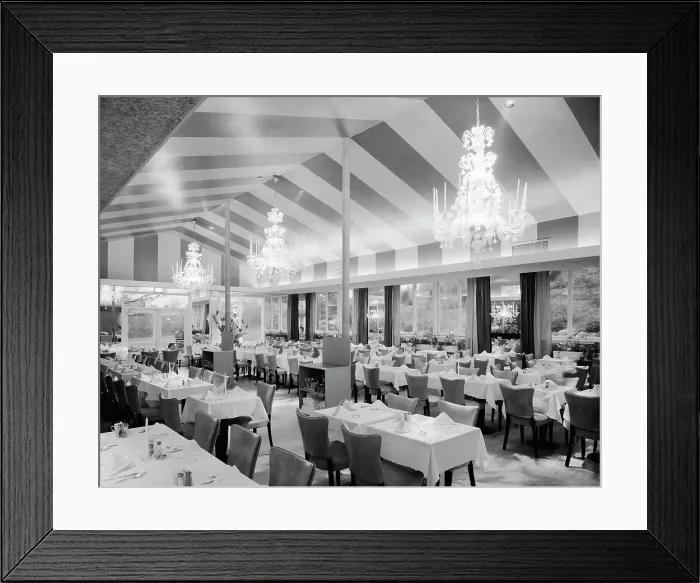 Framed Print : Candlelight Restaurant, Central Ave. Yonkers, New York, 1954. Creator: Gottscho-Schleisner, Inc Framed Print : Candlelight Restaurant, Central Ave. Yonkers, New York, 1954. Creator: Gottscho-Schleisner, Inc