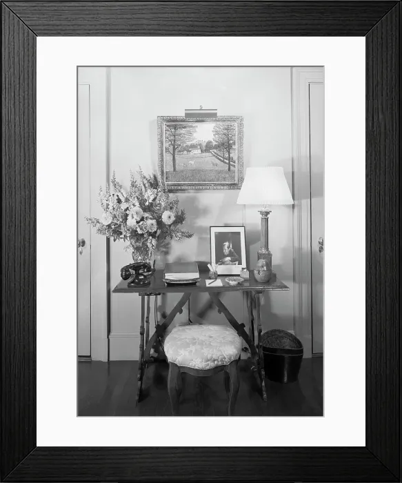 Framed Print : William S. Paley, residence in Manhasset, Long Island, New York, 1942. Creator: Gottscho-Schleisner, Inc Framed Print : William S. Paley, residence in Manhasset, Long Island, New York, 1942. Creator: Gottscho-Schleisner, Inc
