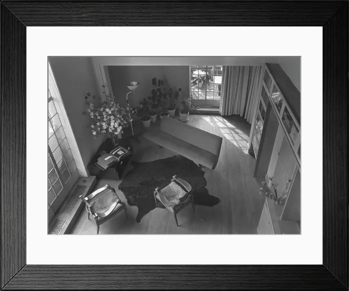 Framed Print : Russel Wright, residence at 7 Park Ave. New York City, 1943. Creator: Gottscho-Schleisner, Inc Framed Print : Russel Wright, residence at 7 Park Ave. New York City, 1943. Creator: Gottscho-Schleisner, Inc
