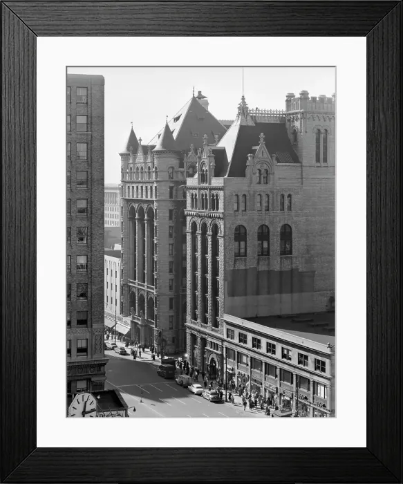 Framed Print : Prudential Insurance Co. Newark, New Jersey, 1956. Creator: Gottscho-Schleisner, Inc Framed Print : Prudential Insurance Co. Newark, New Jersey, 1956. Creator: Gottscho-Schleisner, Inc