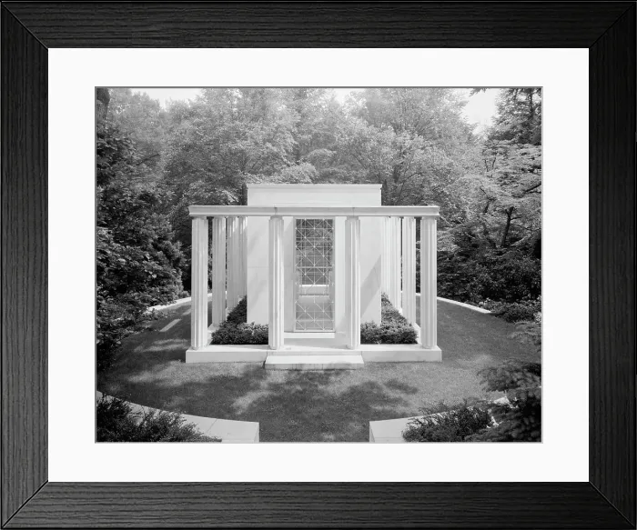 Framed Print : Lasker Mausoleum, Sleepy Hollow Cemetery, North Tarrytown, New York, 1956. Creator: Gottscho-Schleisner, Inc Framed Print : Lasker Mausoleum, Sleepy Hollow Cemetery, North Tarrytown, New York, 1956. Creator: Gottscho-Schleisner, Inc