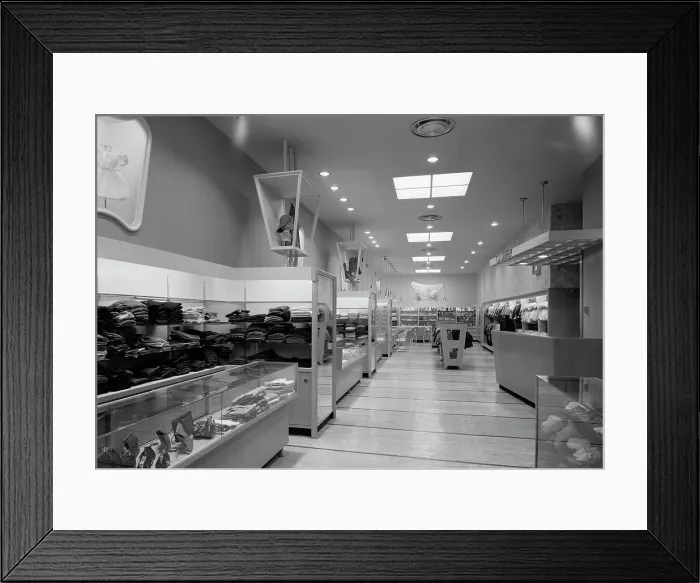 Framed Print : Kartch's, business on Main St. Paterson, New Jersey, 1947. Creator: Gottscho-Schleisner, Inc Framed Print : Kartch's, business on Main St. Paterson, New Jersey, 1947. Creator: Gottscho-Schleisner, Inc